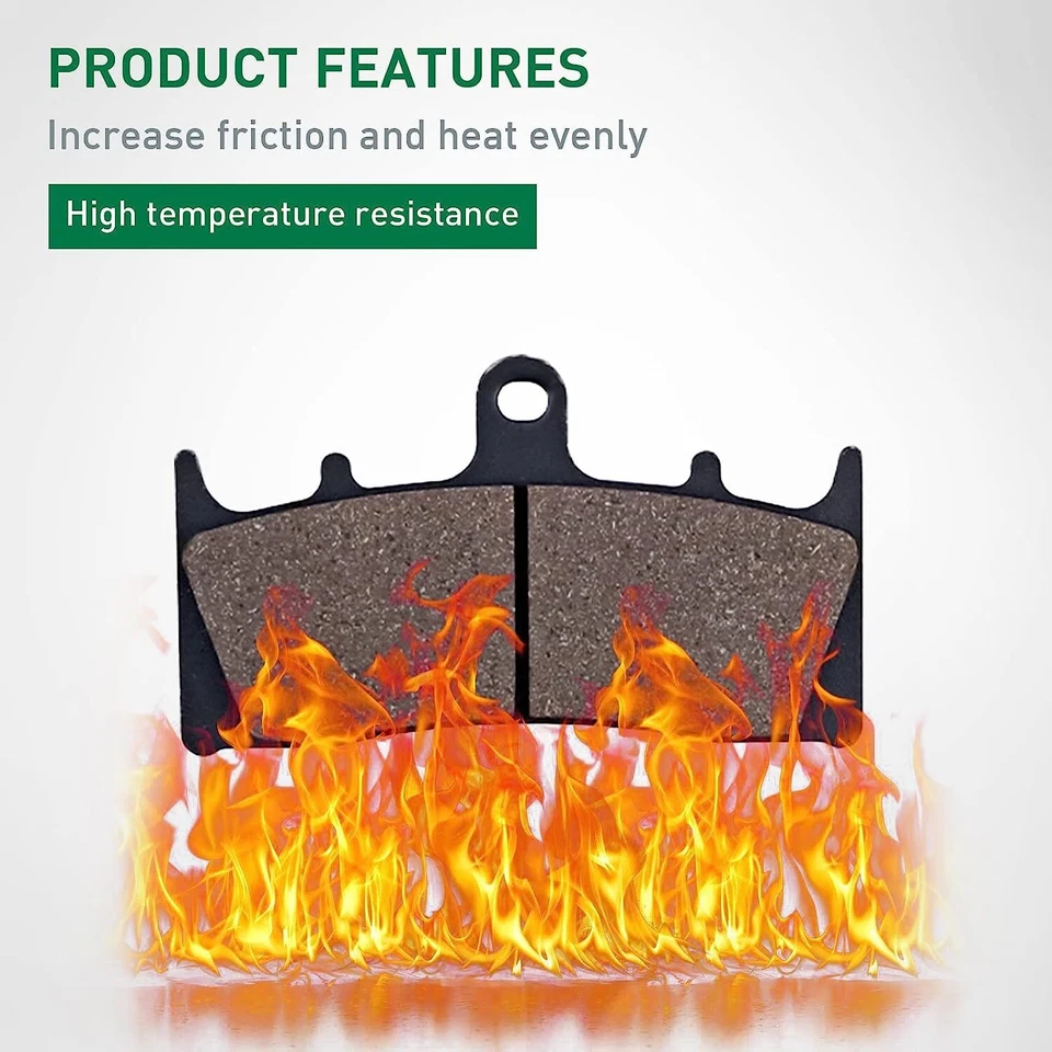 Тормозные колодки F+R для Suzuki GSX1300 GSX 1300 R Hayabusa 1999-2007 2000 2001 2002 - Изображение 3 из 4