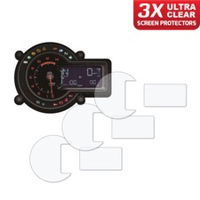 KAWASAKI H2 / H2R / H2 Sx 2015+ Protezione Schermo Cruscotto 3x Ultra Trasparente