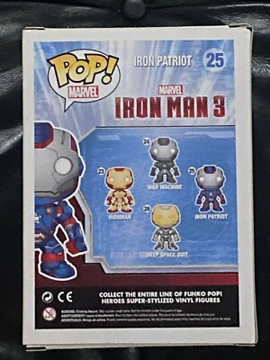 Funko Pop! Vinyl: Marvel - Iron Patriot #25 830395031231