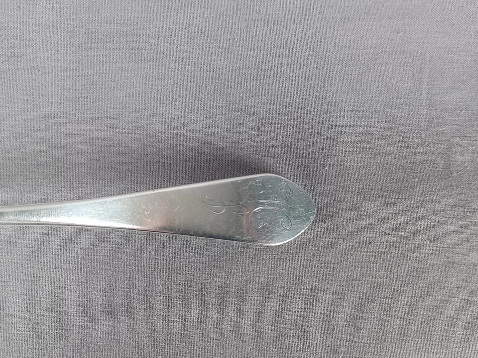 John Gardner Nueva Londres Connecticut Moneda Monograma Cuchara Plata C1734-1776 Foto 4 de 4