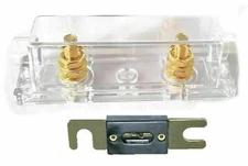 IMC Audio ANL Fuse Holder w/ (1) 125 Amp Gold Fuse Fits 0/2/4/ Gauge Wire