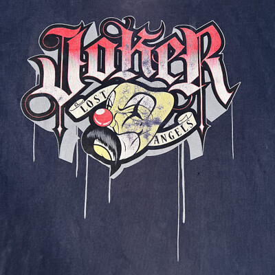 Vintage Joker Brand LOST ANGELS Y2K T-Shirt Men's Size 2XL MADE