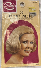 Vintage 1982 Goody Hair Nets Blond 10 ONLY 2 of 3 New In Pack Old Stock USA