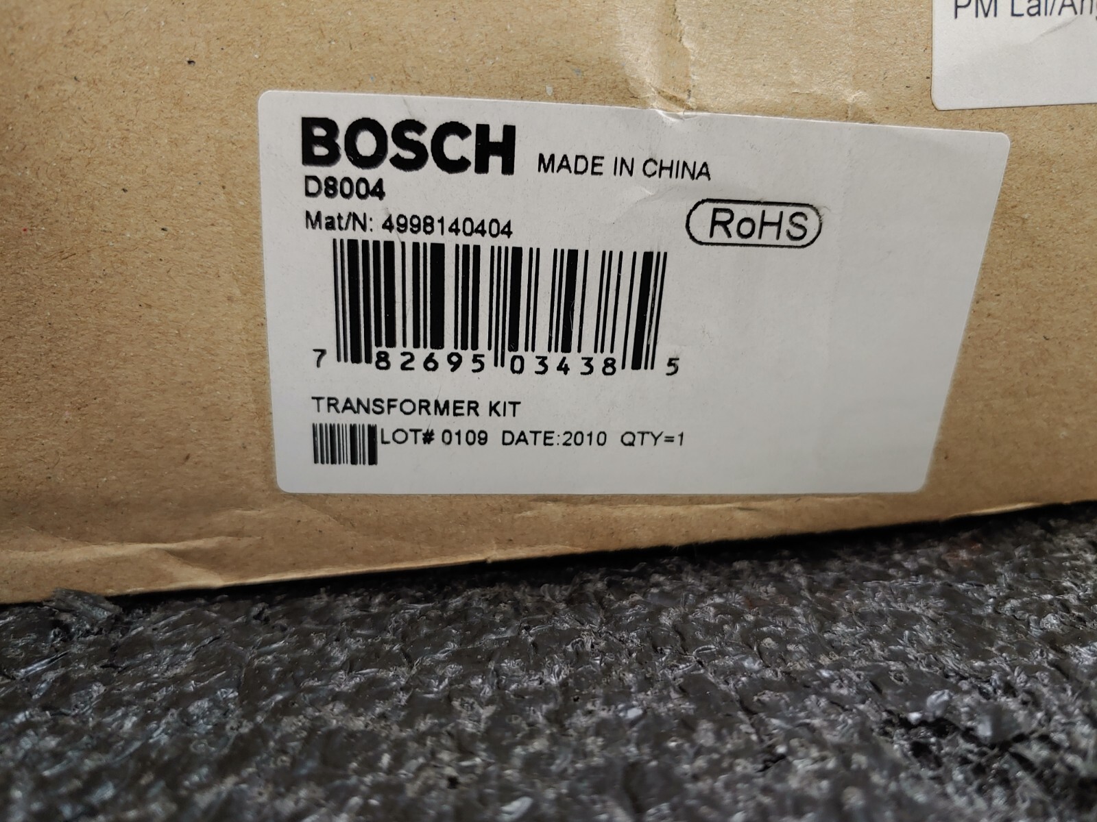 BOSCH D8004 Transformer Kit Transformer Enclosure Kit Grey