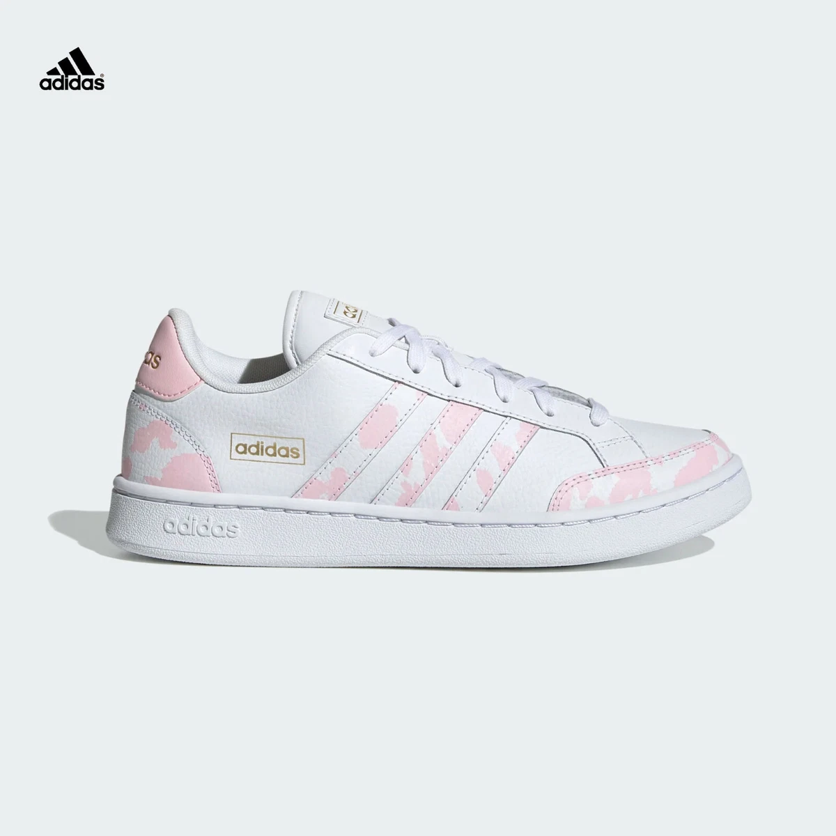 Adidas grand hotsell court pink