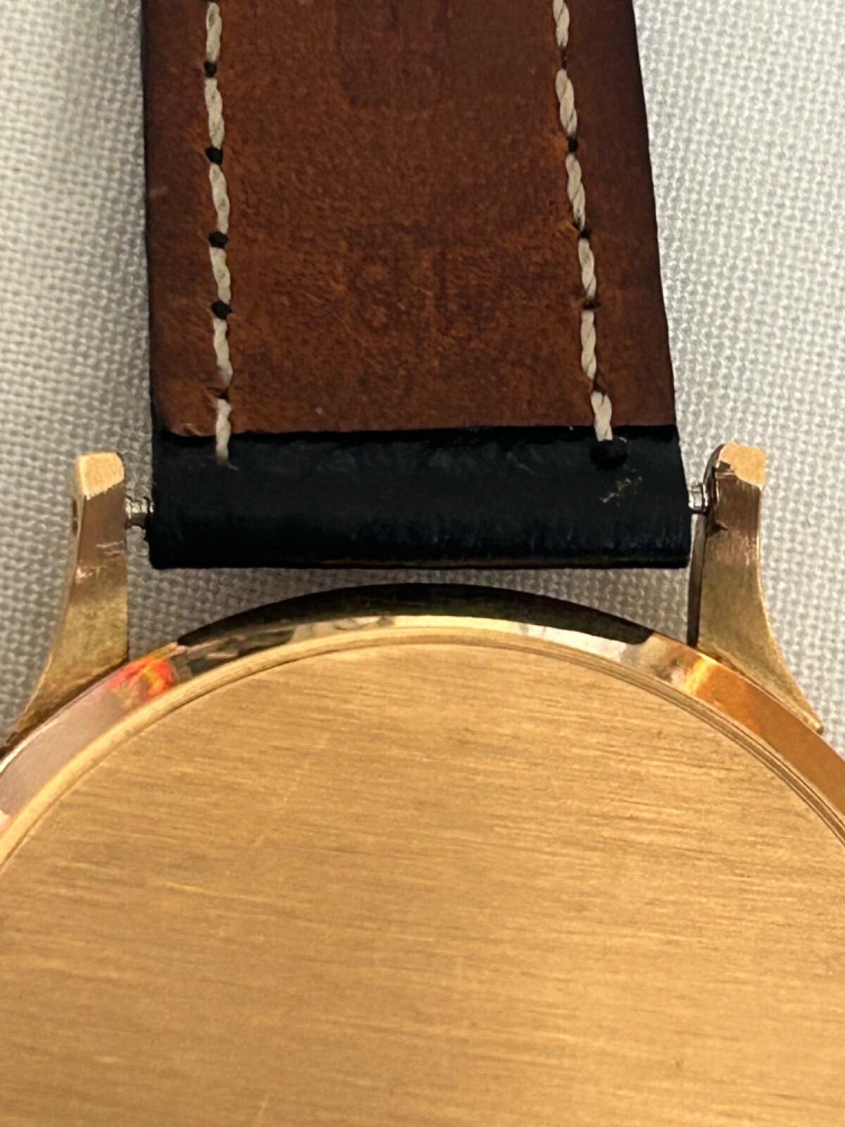 Vintage Omega 18K Solid Rose Gold Manual 37mm Case-Super rare image 10