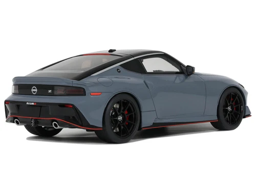 2024 Nissan Z Nismo Gray Black Top 1/18 Diecast Model GT Spirit CARZ