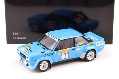 1:18 Kyosho Fiat 131 ABARTH Rally Sanremo 1983 Bettega #11 Diecast 08376C - Afbeelding 1 van 5
