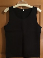 Men s Neoprene Sauna Pullover Vest. Size MED. BLACK. ITEM 168D