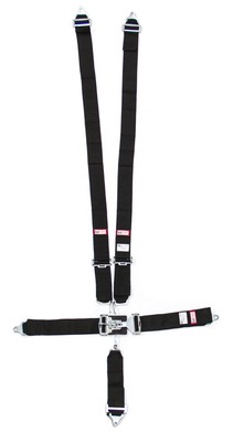 RJS Racing Equipment 5-PT Harness System Bk Ind Wrap Mt 3in Sub