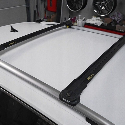 To Fits Citroen C4 CACTUS HATCHBACK 2014- Roof Rack Cross Bars Black set - Picture 24 of 24