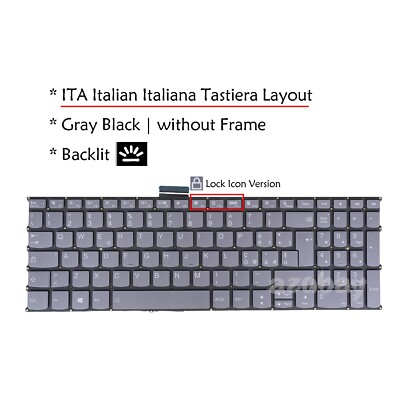 Italian Laptop Keyboard For Lenovo ThinkBook 15 G2 ARE / 15 G2 ITL PR5SB Backlit