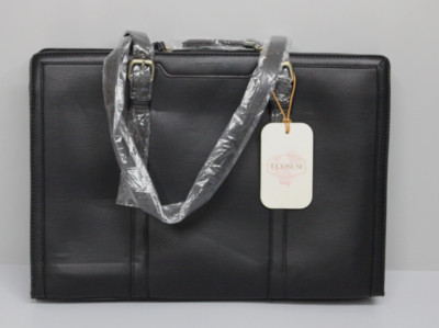 Ecosusi Handtasche Damen Laptoptasche 15,6 Zoll Schultertaschen ca. 41x6x28cm