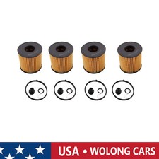 Set of 4 Oil Filter Pack for 2021 Hyundai Elantra ix35 26350-2J000
