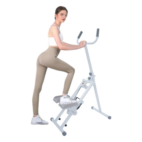 Stair Stepper, Foldable Vertical Stair Climber Machine for Full-Body Workout