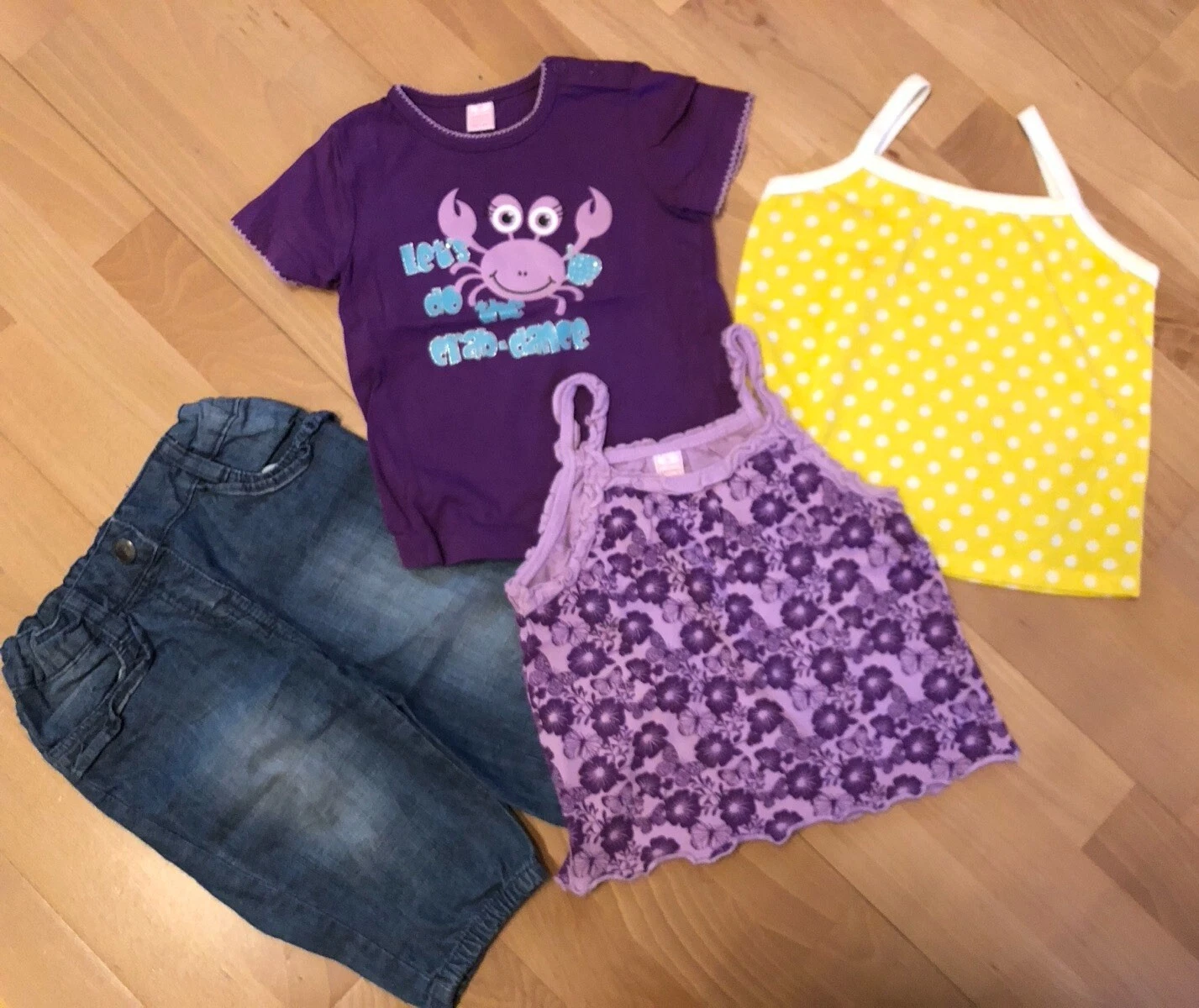 Shirt Paket und 2/3 Jeans,  Größe 92, 4 Teile