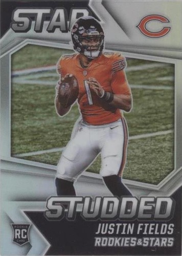 Justin Fields 2021 Panini Mosaic #304 Rookie Card RC SGC 10 GEM
