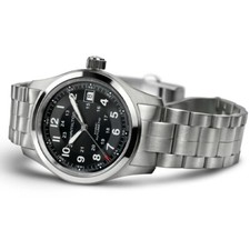 New HAMILTON Khaki Field 38MM BLACK DIAL AUTOMATIC MEN'S WATCH H70455133 2