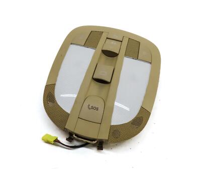 2008 MERCEDES GL450 X164 FRONT CENTER ROOF PRIMARY DOMELIGHT DOME LIGHT (BEIGE)