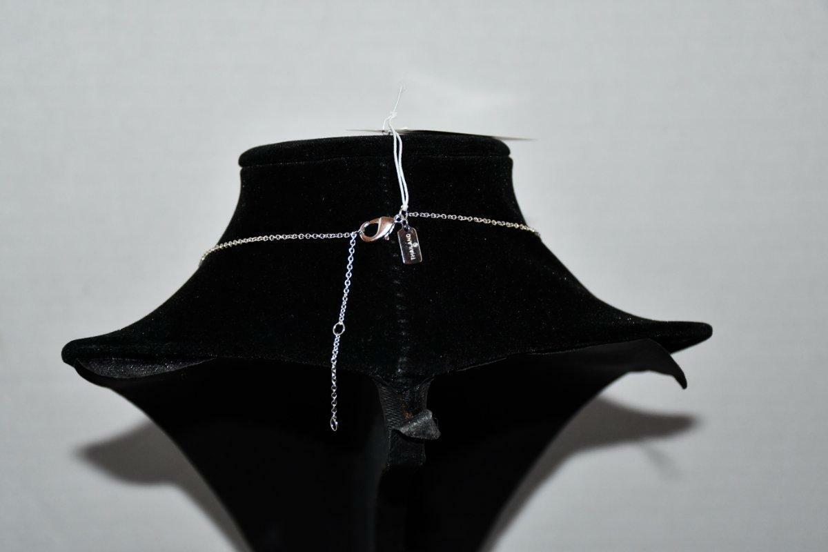 Coach Turn Lock Pendant Necklace In Silver 335769RH0030 NWT