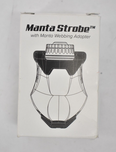 Manta Strobe w Manta Webbing Adapter MS-0015BK IR Low IR High Solid Green Black - Picture 6 of 7