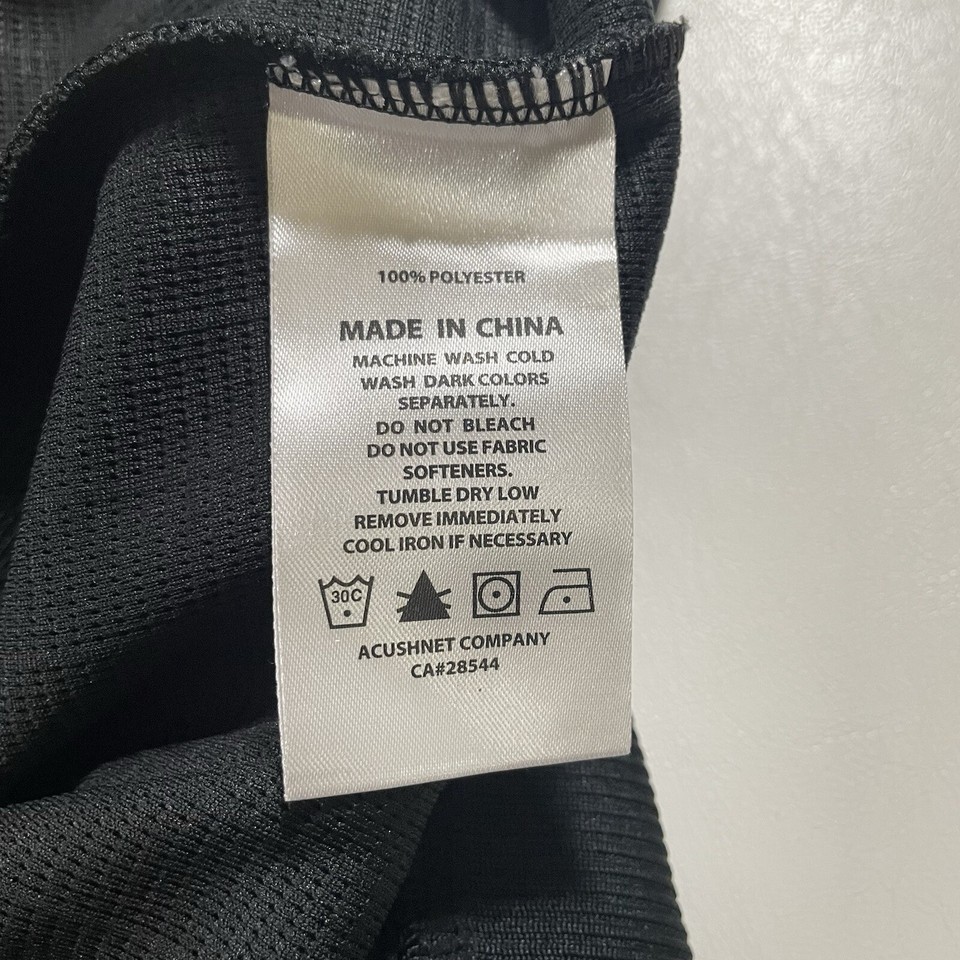 Footjoy Scotty Cameron 1/4 Zip Pullover M Golf Titleist Black Polyester