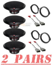 Rockford Fosgate 3-Way 6.5 inch Front & Rear Speaker for Honda CR-V 2007 - 2015