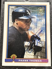 Frank Thomas 2021 Bowman 30th Anniversary Buyback Autograph SP 03/50 Auto 1991