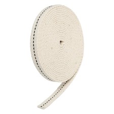 Stoppino lampada olio cotone 10 mm piatto larghezza 3 metri/10 piedi di lunghezza con punto rosso