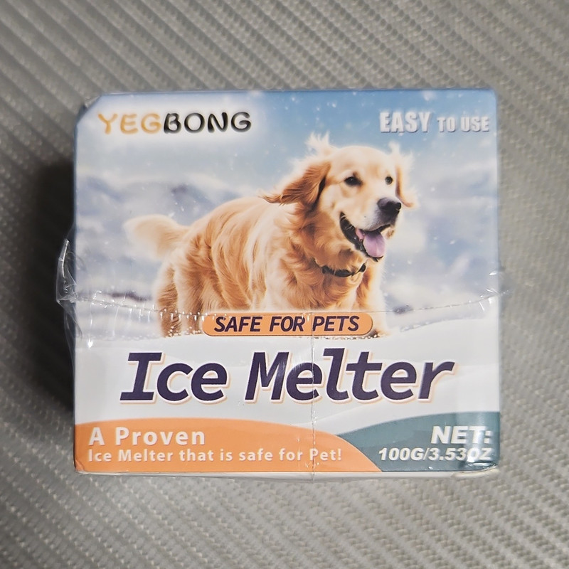 YEGBONG Pet-Safe Ice Melter, Easy to Use, 100g/3.53oz YE-C09-0003-01