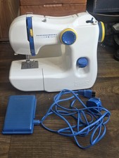 Ikea Sy Sewing Machine E1001 220-240V White Blue With Foot Pedal