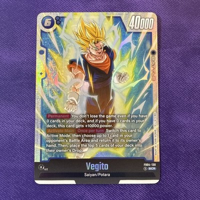 Vegito FB04-130 SCR Secret Rare - Dragon Ball Super Fusion World Eng Card
