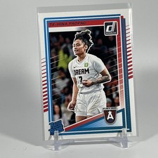 Te-Hina Paopao 2025 Panini Donruss WNBA Rated Rookie Card #91 Atlanta Dream