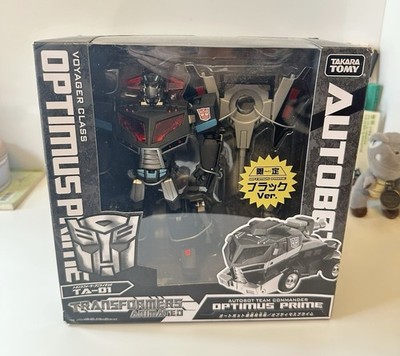 Transformers Animated Optimus Prime Black Version SEALED Takara TA-01 Voyager