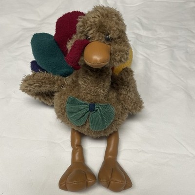 First & Main Plush ''Tom'' The Turkey Plush Thanksgiving 8'' x 9'' Sitting