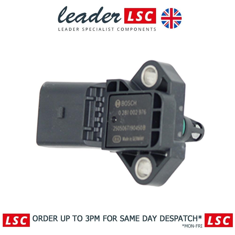 Intake Manifold Pressure Sensor Audi A1 2010 to 2015 BOSCH NEW 038906051C