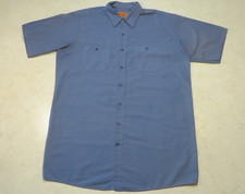Red Kap Work Shirt - Blue - Short Sleeve - Size XL-SSL