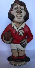 JPR WILLIAMS WALES 1960 / 1970 RUGBY UNION 10" Grogg figure by JOHN HUGHES