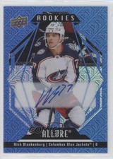 2022-23 Upper Deck Allure Rookies Blue Line 18/35 Nick Blankenburg #132 Auto 0c3