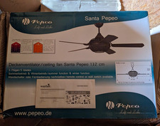 Pepeo Ceiling Fan Santa Pepeo 132cm Diameter, 5 Blades