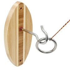 Hook and Ring Toss Game Set –Indoor &Outdoor Fun Family Yard Party Entertainment