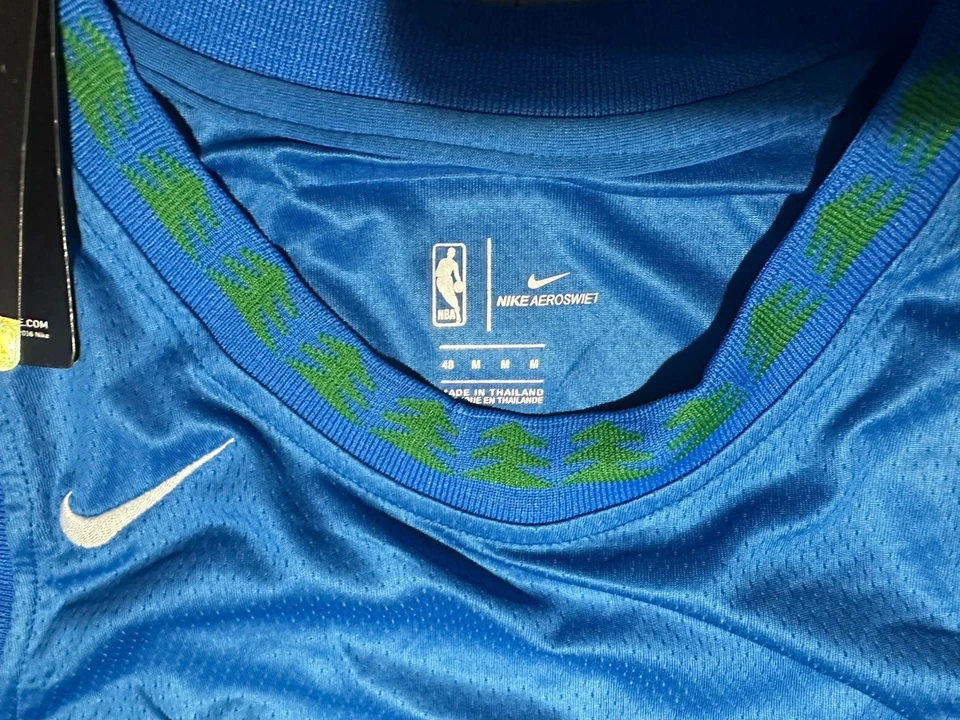 NWT Nike Anthony Edwards Timberwolves Jersey Size Medium  - Image 2 of 4