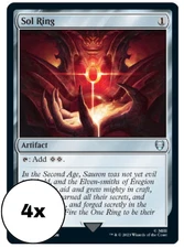 MTG - Sol Ring Playset - Lord of the Rings Commander - LOTR