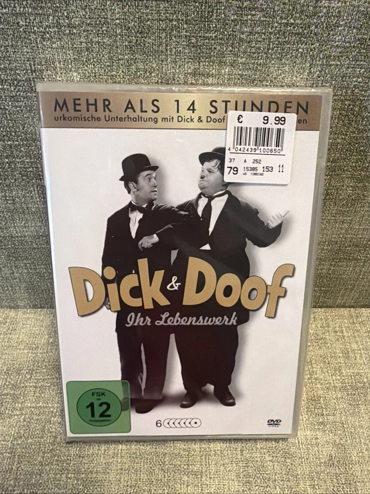 DICK UND DOOF - IHR LEBENSWERK - DVD Box - Laurel + Hardy - NEU - 6 Discs - Bild 4 von 4