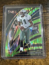 2025 Panini Select - Club Level Terrell Owens  Neon Green Shock 81/699 Jersey #