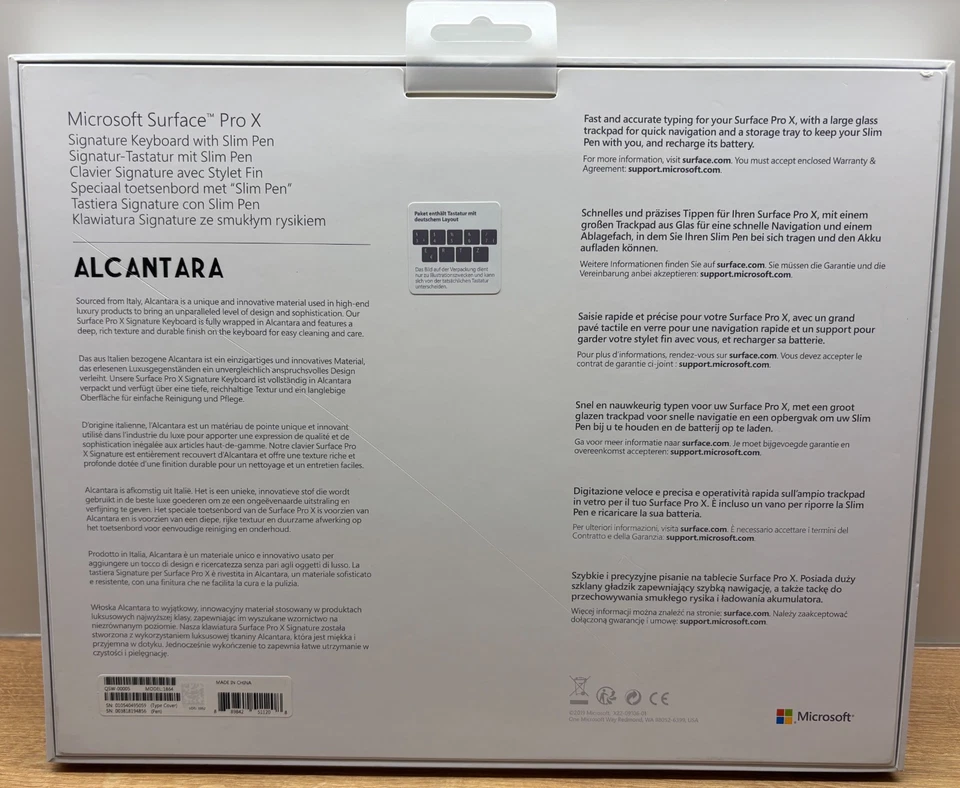 Microsoft Surface Pro X Signature Keyboard + Slim Pen Bundle (1864) QWERTZ - Bild 2 von 4