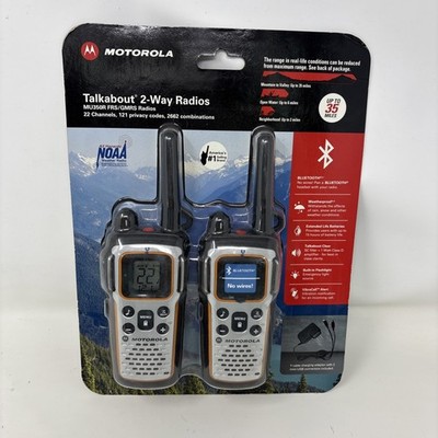 Motorola Talkabout MU350R 2 Way Radios (Pair) Off Grid Bluetooth NEW IN BOX