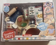 CREATIVE CHEFS Little Tikes PIZZA KIT Make it Mix  22 Cooking 2024 New NIB