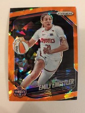 2025 Panini Prizm WNBA Emily Engstler #84 Orange Ice Prizm