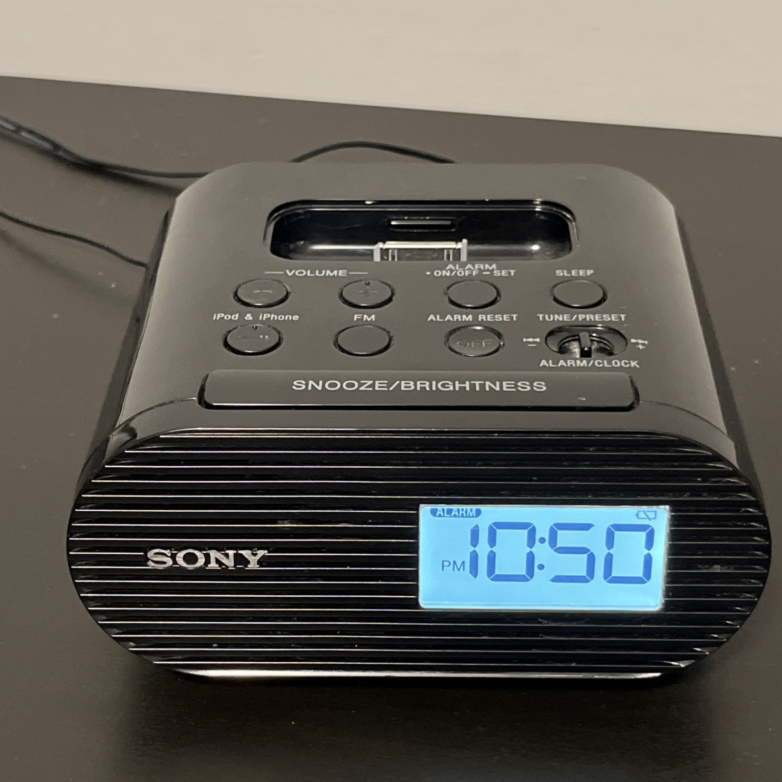 Sony ICF-C05iP FM Clock Radio with iPod/iPhone Dock